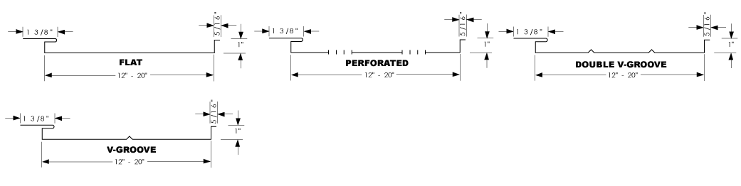 Flush Seam profiles