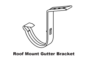 Roof Mount Gutter Bracket