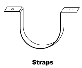 round downspout straps
