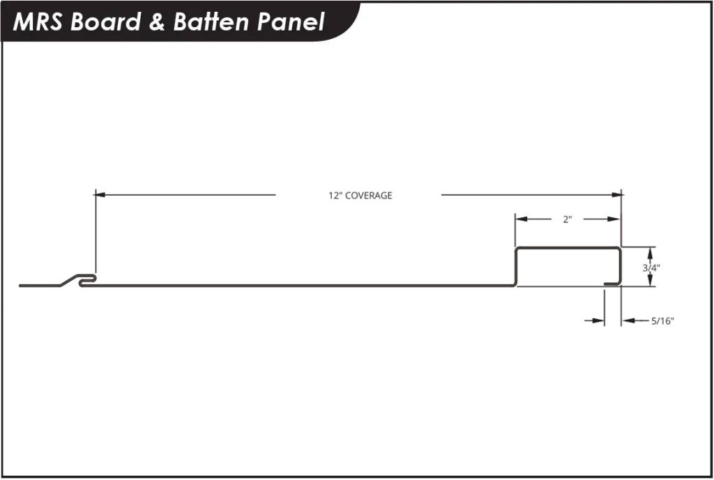 MRS Board & Batten Panel | Metal Roofing Systems